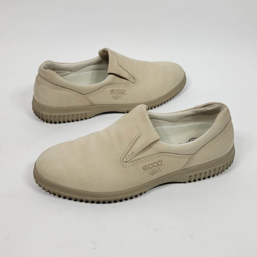 Ecco Soft Leather Slip-on Sneakers #164  Size EU 39